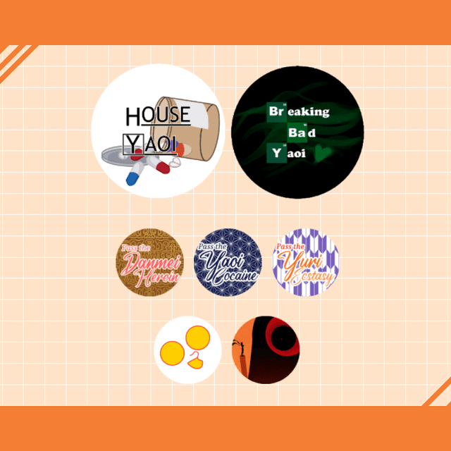 Yaoi Badges