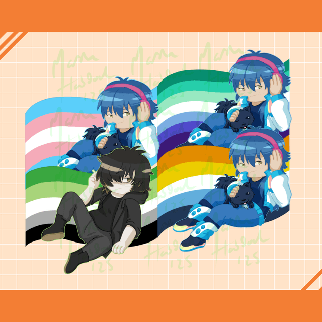 Pride Nitro+Chiral Stickers