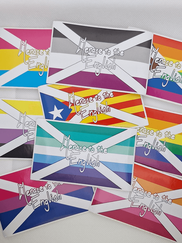Menace to the English Stickers